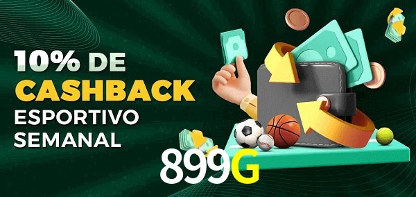 10% de bônus de cashback na 899G