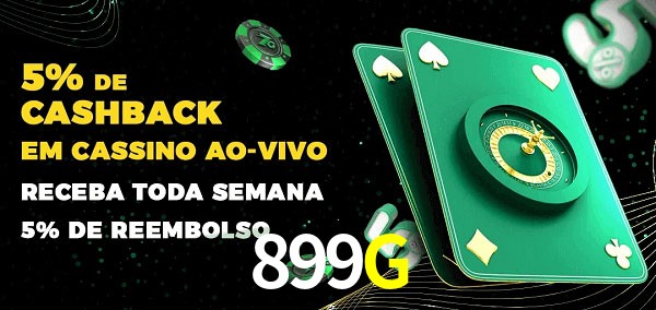 Promoções do cassino ao Vivo 899G